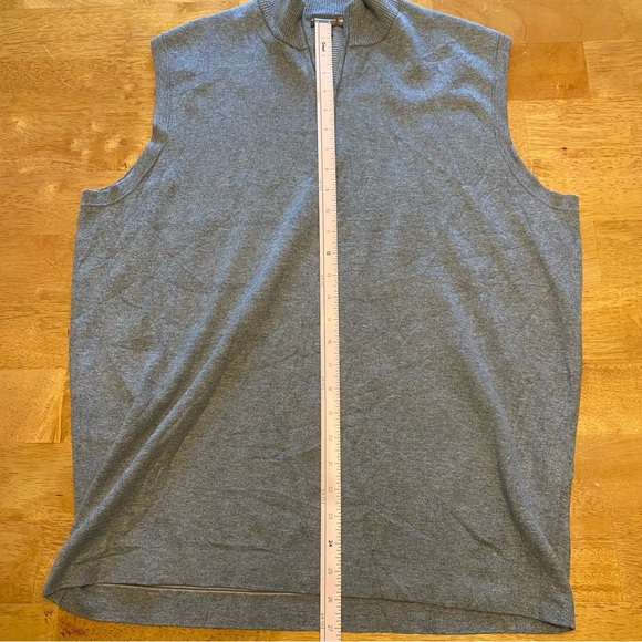 Peter Millar Heather Gray Zip-Up Vest - Picture 11 of 14